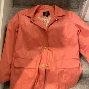 Isaac Mizrahi Trench Coat Rain Jacket